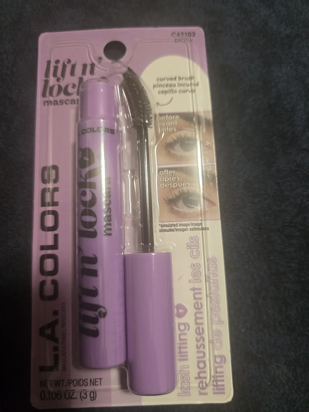 L.A. Colors Lift n' Lock Mascara — Lavender